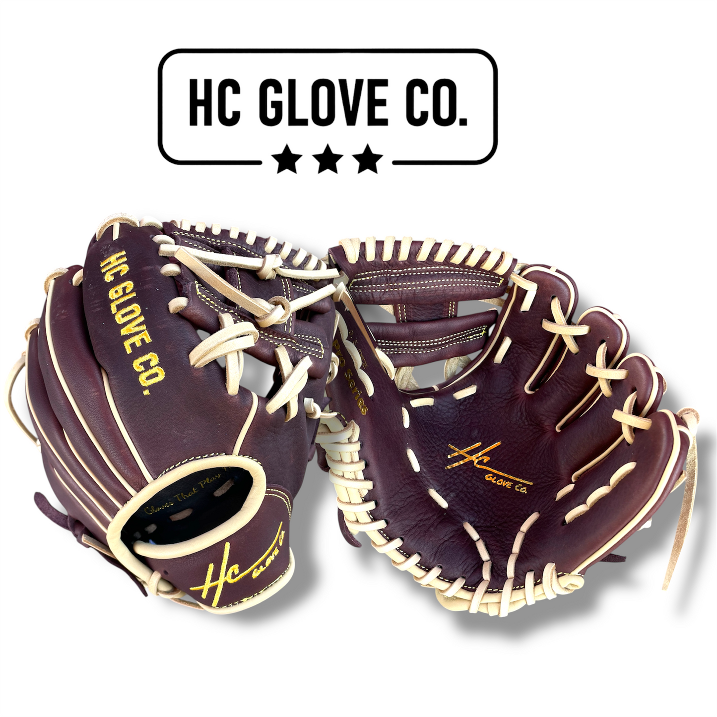 9.5 inch infield training glove premium steerhide hc glove co