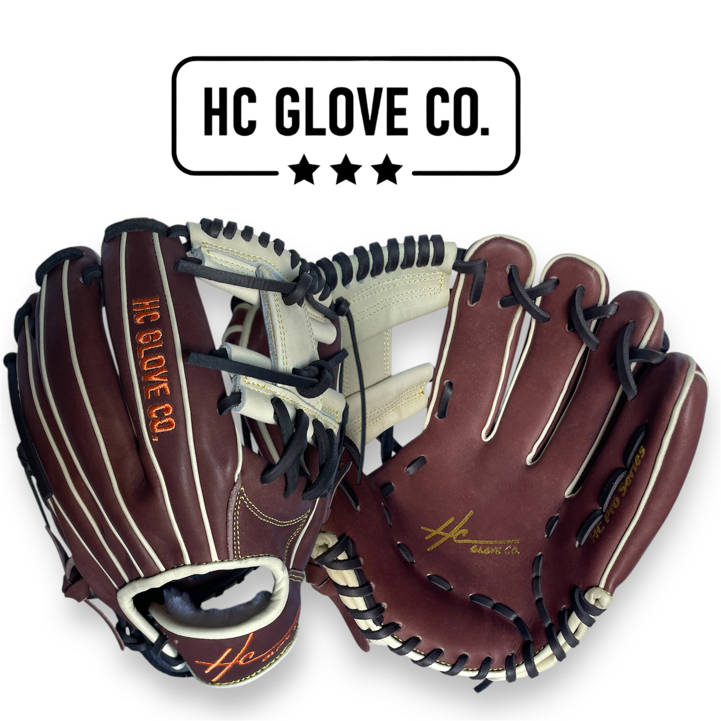 premium infield glove japanese kip leather hc glove co brown cream