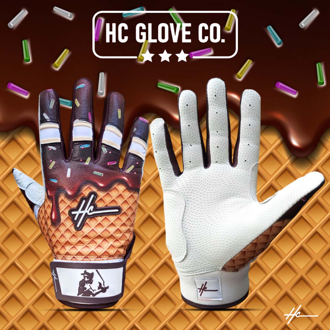 youth batting gloves ice cream design hc glove co grip breathable performance gloves