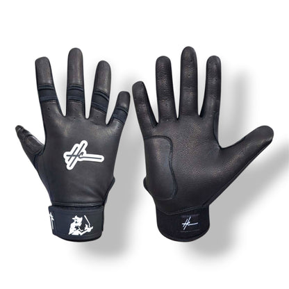 Ghost Series Batting Gloves | All Black Performance Gloves HC Glove Co