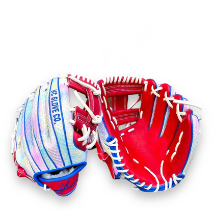 snake skin infield glove florida vibes hc glove co lightweight kip leather