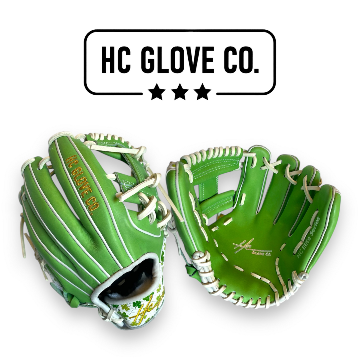 st patricks infield glove 11.75 inch hc glove co green clover