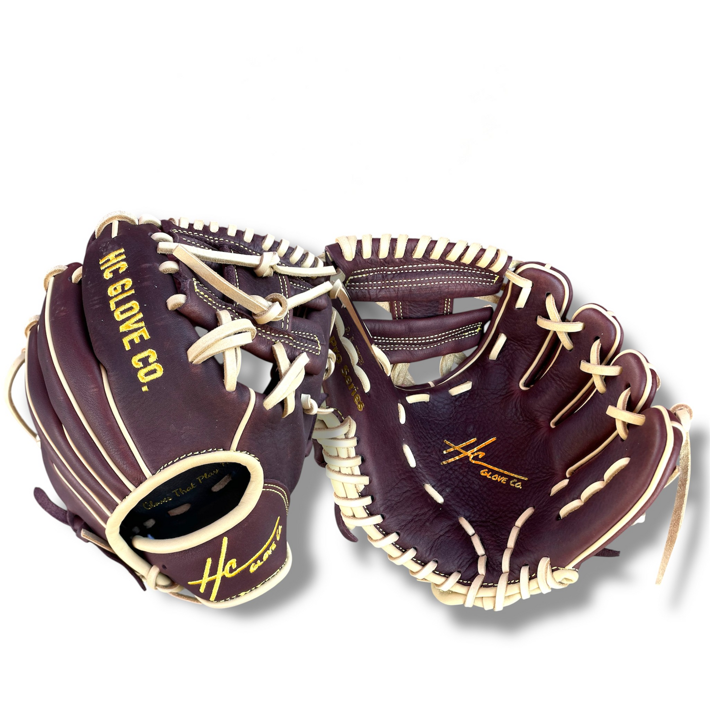 9.5 inch infield training glove premium steerhide hc glove co
