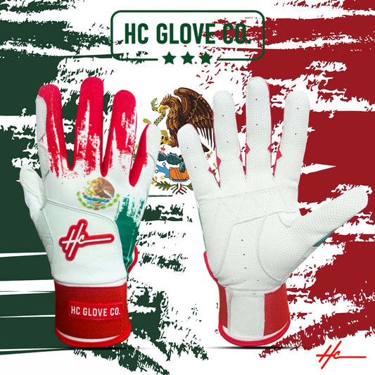 mexico flag batting gloves hc glove co grip breathable performance gloves