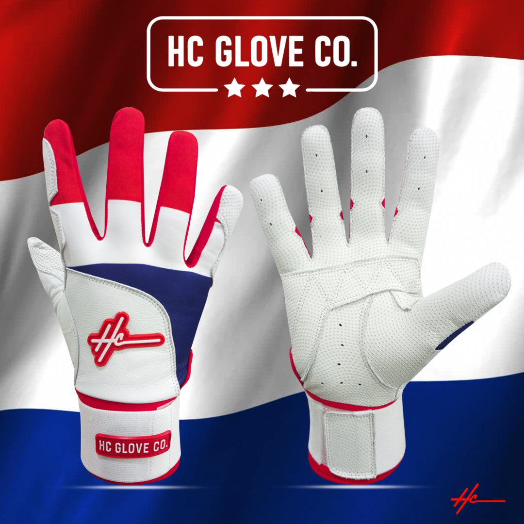 netherlands flag batting gloves hc glove co grip breathable performance gloves