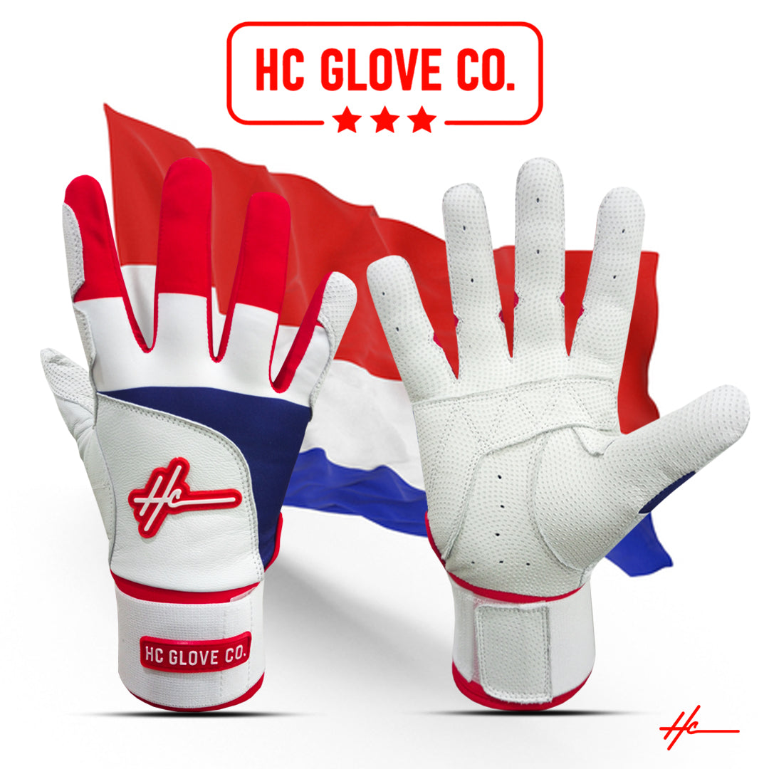 netherlands flag batting gloves hc glove co grip breathable performance gloves