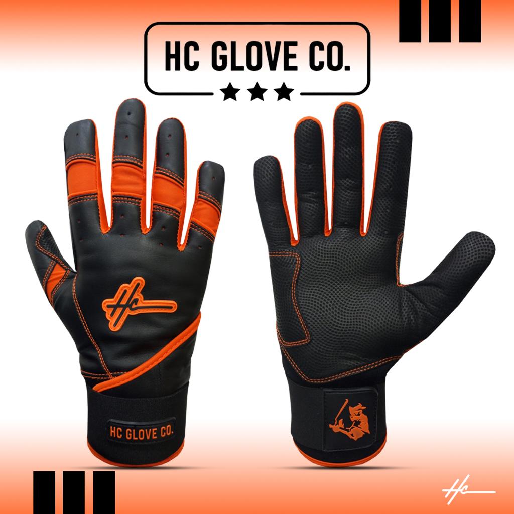 double strap batting gloves long cuff hc glove co grip support performance gloves