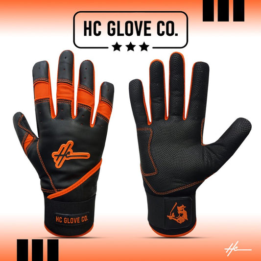 double strap batting gloves long cuff hc glove co grip support performance gloves