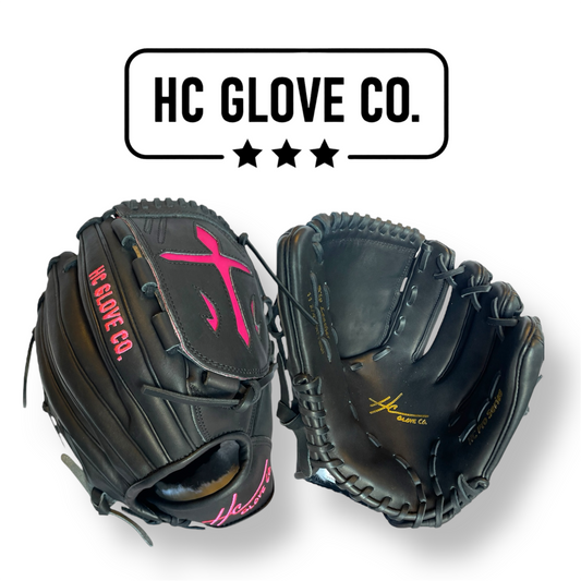 11.75 inch closed web baseball glove pitcher infield kip leather hc glove co