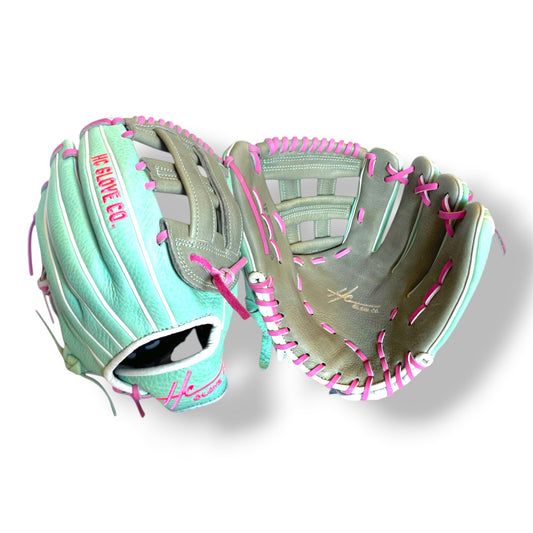 outfield baseball glove h web hc glove co premium leather