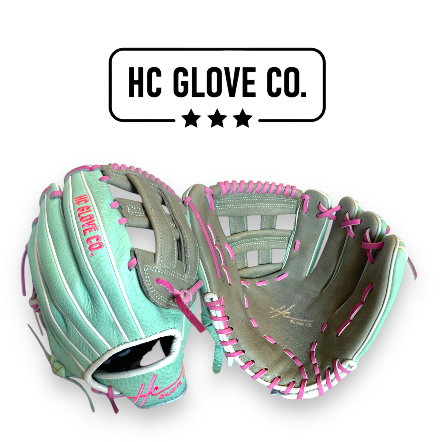 outfield baseball glove h web hc glove co premium leather